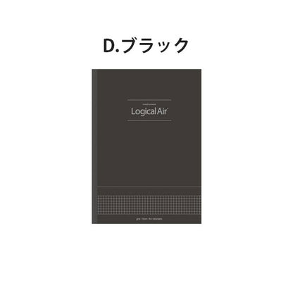 ロジカル・エアー ノート ビジネスユース A4 方眼 [全2色] ナカバヤシ ﾉ-A405S [M便 1/2]