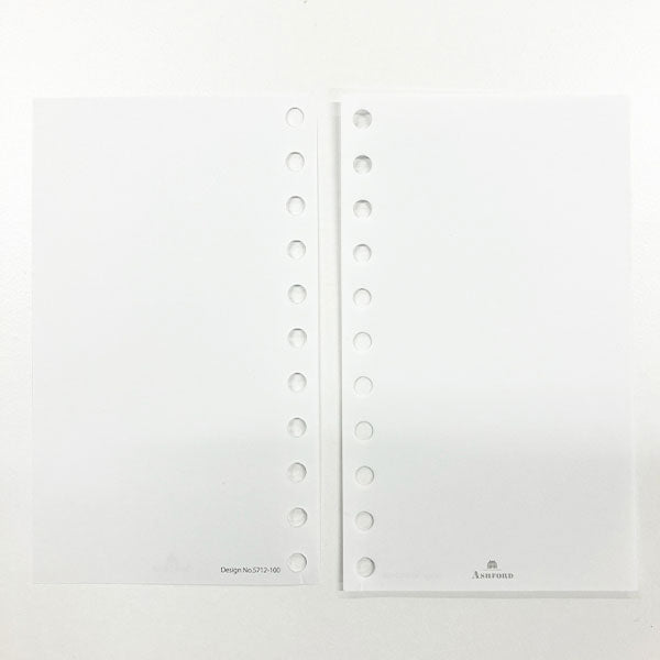 ASHFORD 無地メモ ルーズリフィル MICRO5 30枚 アシュフォード 5712