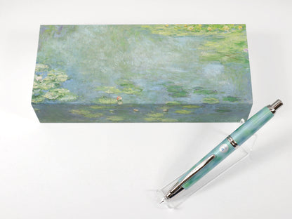【大原美術館×うさぎやオリジナル】キャップレス万年筆 クロード・モネ ≪睡蓮≫ 第2弾 ペン先5種類 パイロット OM-FCUO25-S2【お一人様ペン先各種1本まで】【送料無料※】