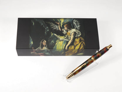 【大原美術館×うさぎやオリジナル】キャップレス万年筆 エル・グレコ ≪受胎告知≫ ペン先5種類 パイロット OM-FCUO25-JK【お一人様ペン先各種1本まで】【送料無料※】
