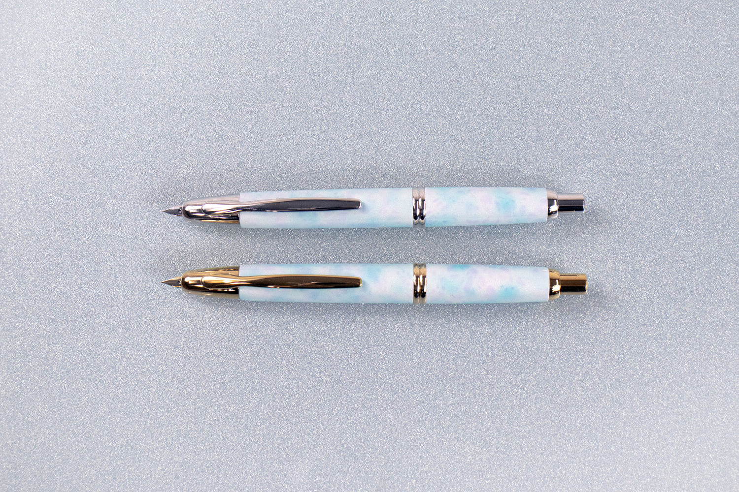 【大原美術館×うさぎやオリジナル　＜銀のみ再販＞】キャップレス万年筆 ポール・シニャック　≪オーヴェルシーの運河≫［銀］ペン先5種類 パイロット OM-FCUO25-OU 【お一人様ペン先各種1本まで】【送料無料※】