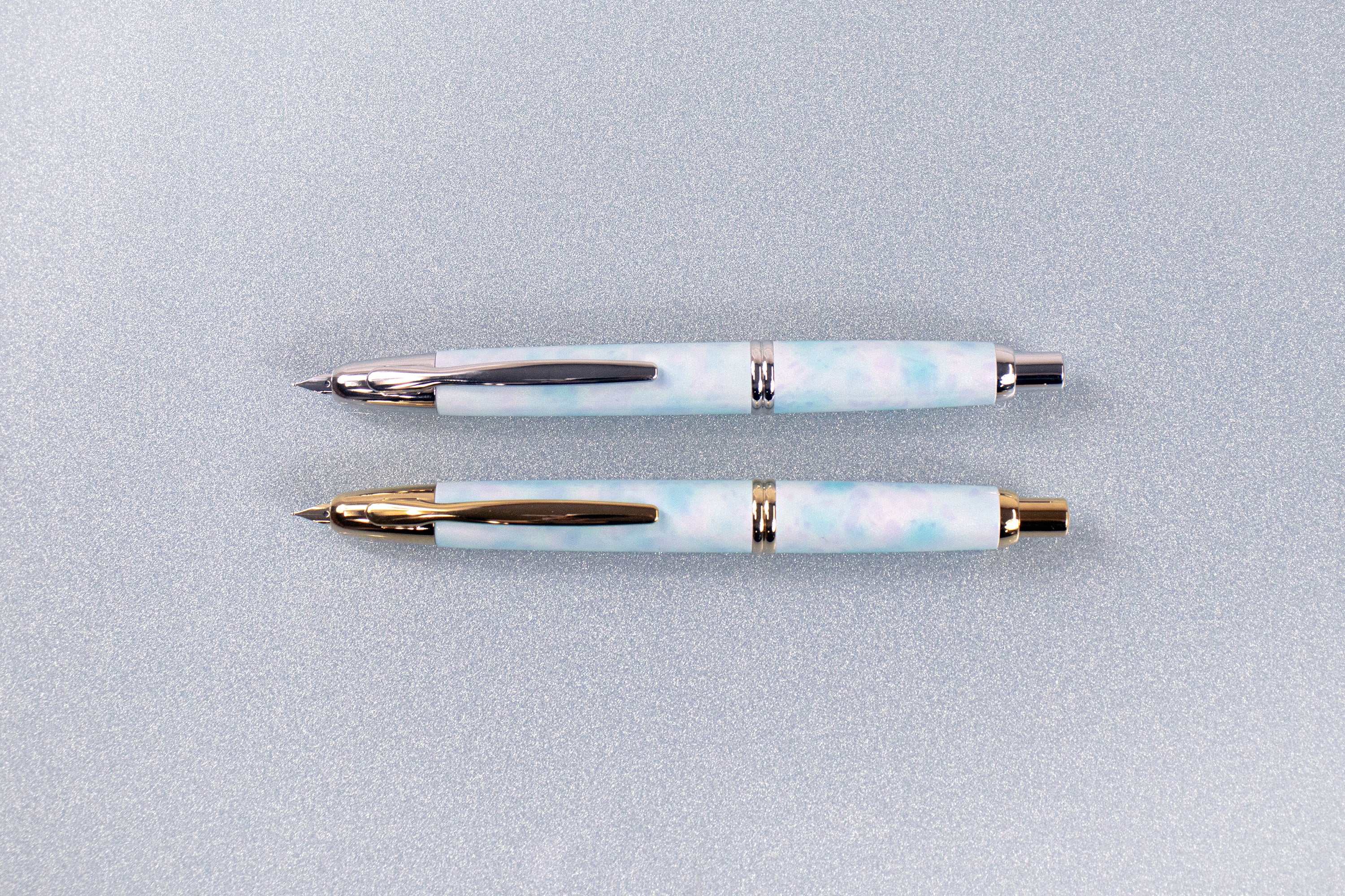 【大原美術館×うさぎやオリジナル　＜銀のみ再販＞】キャップレス万年筆 ポール・シニャック　≪オーヴェルシーの運河≫［銀］ペン先5種類 パイロット OM-FCUO25-OU 【お一人様ペン先各種1本まで】【送料無料※】