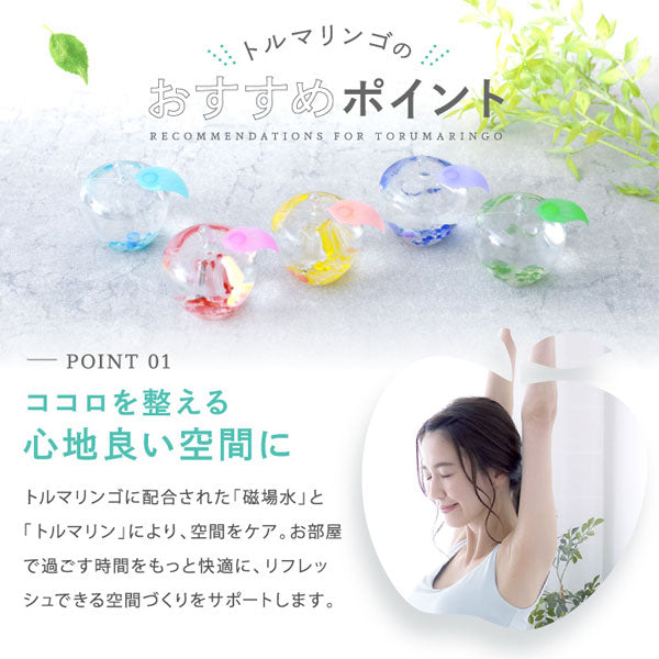 トルマリンゴ 和【なごみ】 空気清浄器 [全5色] ハッピートーク TR-42*