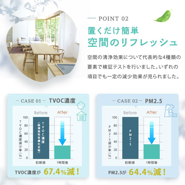 トルマリンゴ 和【なごみ】 空気清浄器 [全5色] ハッピートーク TR-42*