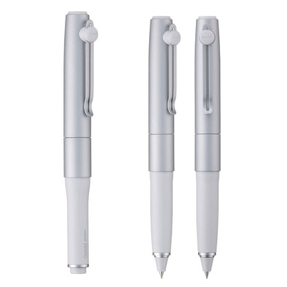 uniball ZENTO《ユニボール ゼント》シグニチャーモデル [メタリックブラック(0.5mm)/シルバー(0.38mm)] キャップ式 三菱鉛筆 UBZH05M.24/UBZH38.26 化粧箱入り【お一人様1本限り】