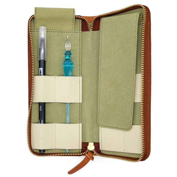 Writers Pencase Long バケッタレザー ペンケース 4本用 [全3色] 箱入り ラダイト《Luddite》LDK-WRPNL4【送料無料!!】