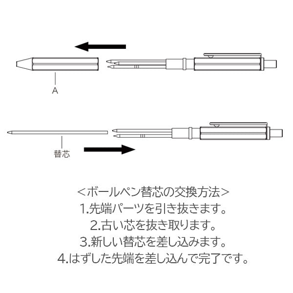 【限定】ロディア《RHODIA》クリプト チタニウム マルチペン 3in1［ボールペン0.5mm/黒赤・シャープペン0.5mm］ロディア CF9371[M便 1/3]