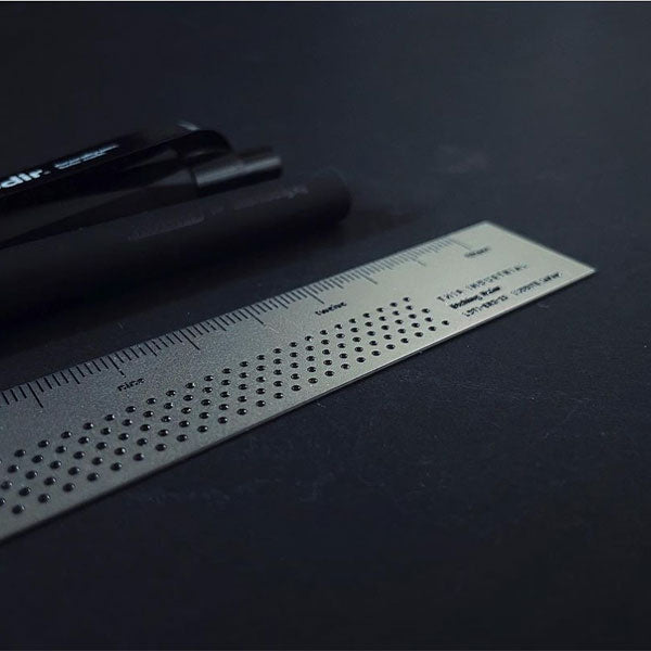 THIS INDUSTRIAL Etching Ruler［全4種］ 15cm ルーラー 定規 ラダイト［Luddite］LDTI-ER-25［M便 1/3］