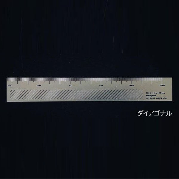 THIS INDUSTRIAL Etching Ruler［全4種］ 15cm ルーラー 定規 ラダイト［Luddite］LDTI-ER-25［M便 1/3］