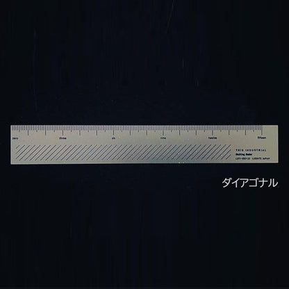 THIS INDUSTRIAL Etching Ruler［全4種］ 15cm ルーラー 定規 ラダイト［Luddite］LDTI-ER-25［M便 1/3］
