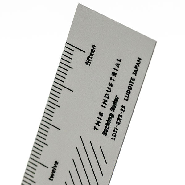 THIS INDUSTRIAL Etching Ruler［全4種］ 15cm ルーラー 定規 ラダイト［Luddite］LDTI-ER-25［M便 1/3］