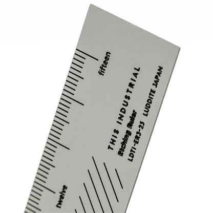 THIS INDUSTRIAL Etching Ruler［全4種］ 15cm ルーラー 定規 ラダイト［Luddite］LDTI-ER-25［M便 1/3］
