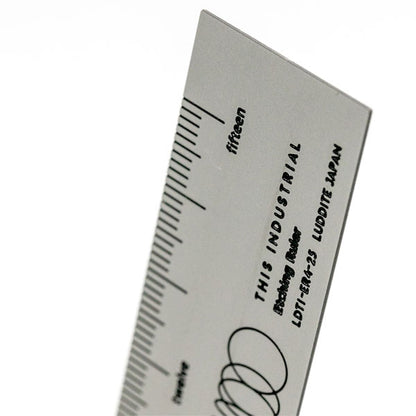 THIS INDUSTRIAL Etching Ruler［全4種］ 15cm ルーラー 定規 ラダイト［Luddite］LDTI-ER-25［M便 1/3］