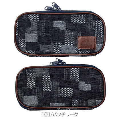 岡山デニム×ラウンドジップペンケース [全4種] ラダイト《Luddite》LDD-RZP-10 [M便 1/2]