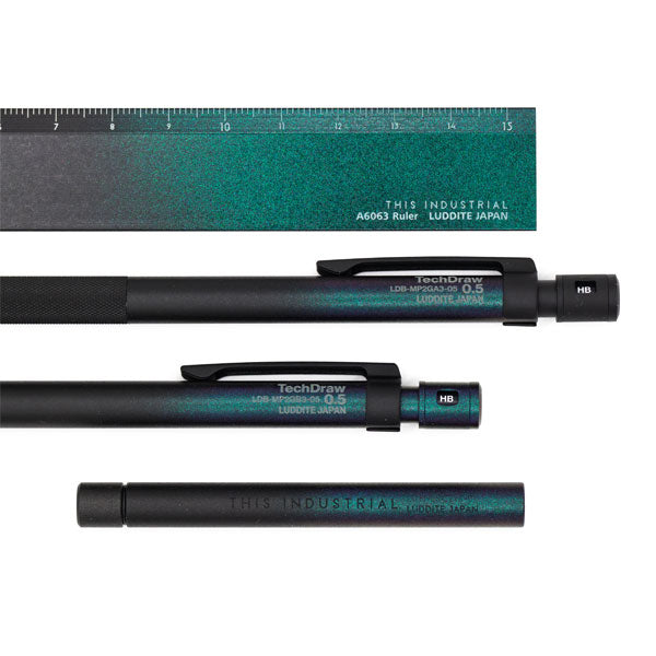 【2/10角乢】THIS INDUSTRIAL A6063 Ruler Yellow Knife 15cm ルーラー 定規 ラダイト《Luddite》LDTI-ARYK-01 ［M便 1/10］
