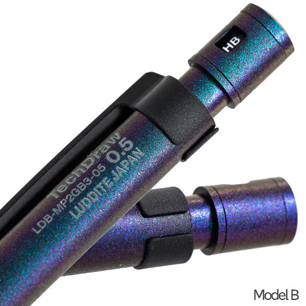 【2/10角】TechDraw2 Gradation Model A/Model B Yellow Knife 製図用シャープペンシル [全2種類/0.5mm] ラダイト LDB-MP2G 3-05 [M便 1/10]