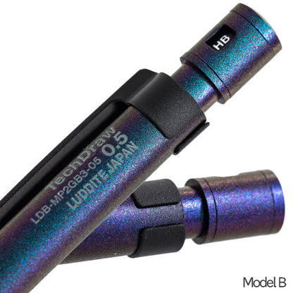 【2/10角】TechDraw2 Gradation Model A/Model B Yellow Knife 製図用シャープペンシル [全2種類/0.5mm] ラダイト LDB-MP2G 3-05 [M便 1/10]