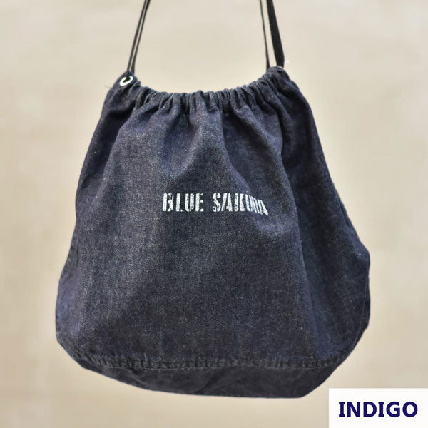 BLUE SAKURA SMALL DRAWSTRING BAG  [全3色] フーバル　BS-AC37** [M便 1/1]