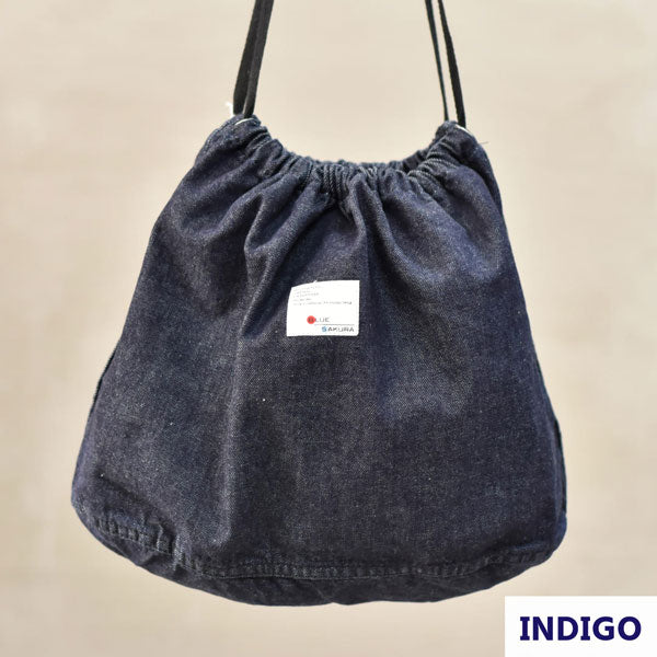 BLUE SAKURA SMALL DRAWSTRING BAG  [全3色] フーバル　BS-AC37** [M便 1/1]
