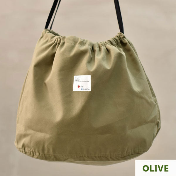 BLUE SAKURA SMALL DRAWSTRING BAG  [全3色] フーバル　BS-AC37** [M便 1/1]