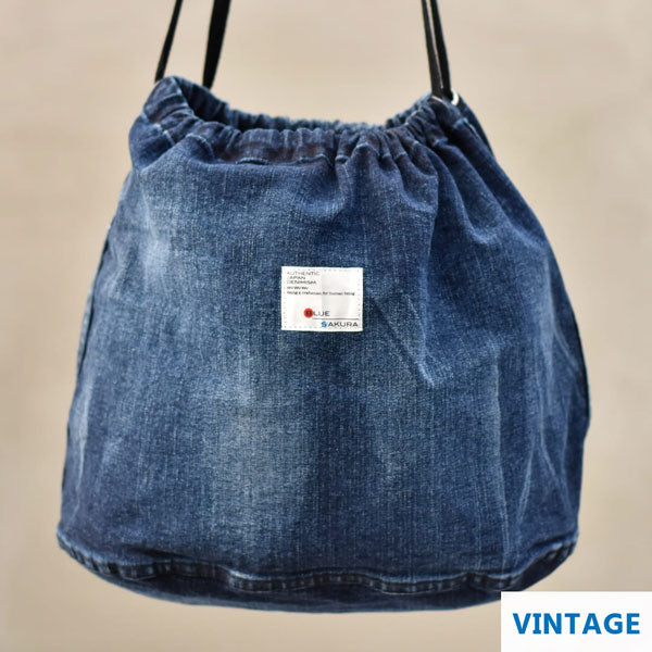 BLUE SAKURA SMALL DRAWSTRING BAG  [全3色] フーバル　BS-AC37** [M便 1/1]