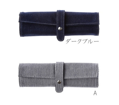 ロールペンケース　デニム　[全2色]　デルフォニックス　500372