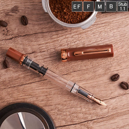 【2/10角乢】TWSBI ECO (ツイスビー エコ) 万年筆 ［エスプレッソ with Bronze］ TWSBI 1907-M7441140〜80【送料無料*】