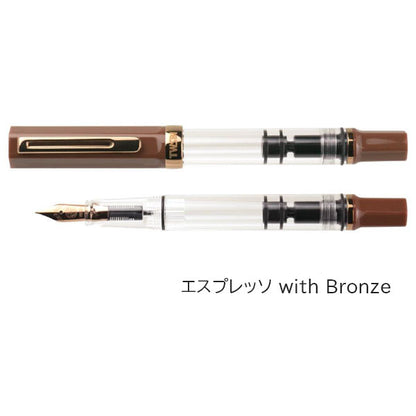 【2/10角乢】TWSBI ECO (ツイスビー エコ) 万年筆 ［エスプレッソ with Bronze］ TWSBI 1907-M7441140〜80【送料無料*】