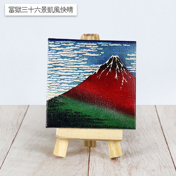 名画ミニキャンバス イーゼル付き 全11種類 クラブン 1-ﾒｲｶﾞﾐﾆ7X