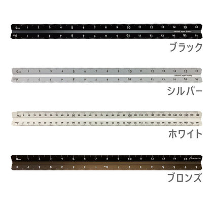 Kiwami LRオールアルミ3面定規 16cm [全1色] 共栄プラスチック ASR-16 [M便 1/17]