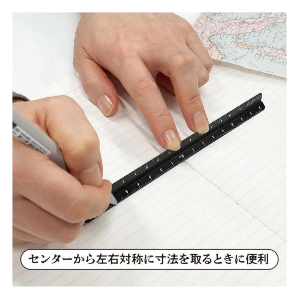 Kiwami LRオールアルミ3面定規 16cm [全1色] 共栄プラスチック ASR-16 [M便 1/17]