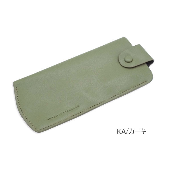 Superior Standard メガネケース [全8色] ペンホルダー付き ラダイト LDKS-MEGA [M便 1/4]
