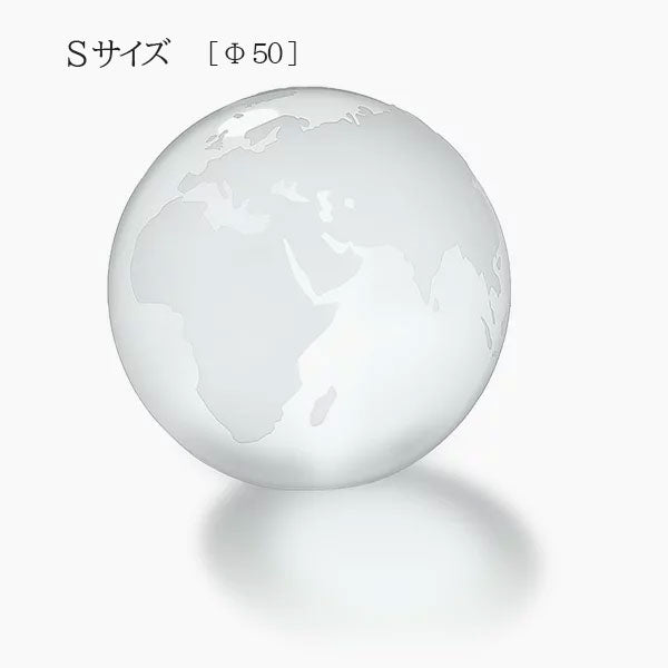 オプティカルグローブ ペーパーウェイト（光学ガラス製）S・SSサイズ [クリア] スリップオン OG-**01-CL