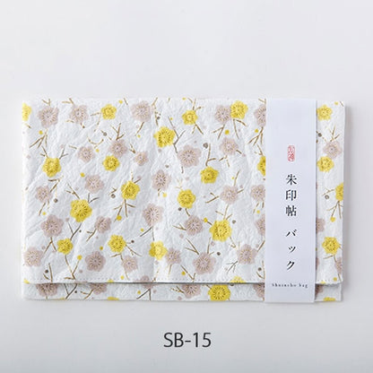 朱印帖バッグ [全3柄] 二つ折り 尚雅堂 23315/6/7 [M便1/3]
