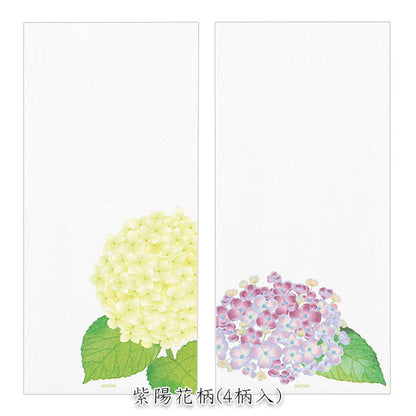 初夏レター [一筆箋] 越前和紙・伊予和紙 16枚入り [全2種類] デザインフィル(ミドリ) 89585/6 [M便 1/8]