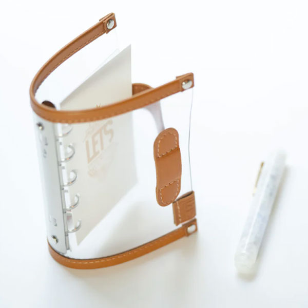 LETSクリアシステム手帳 M5サイズ [全5色] LETS STATIONERY GOODS L23-SM5