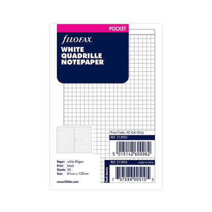 システム手帳リフィル 方眼メモ 6穴［スモール・ミニ6サイズ］ filofax/ファイロファックス 212903  [M便 1/12]