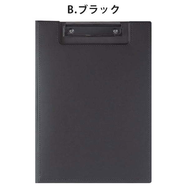 ビジネスクリップファイル A4 合成皮革 [全3色] レイメイ藤井 QF1336