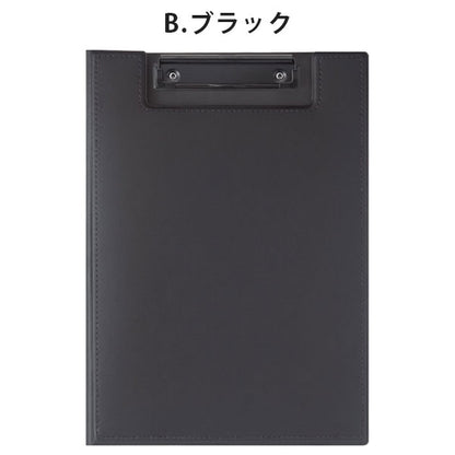 ビジネスクリップファイル A4 合成皮革 [全3色] レイメイ藤井 QF1336