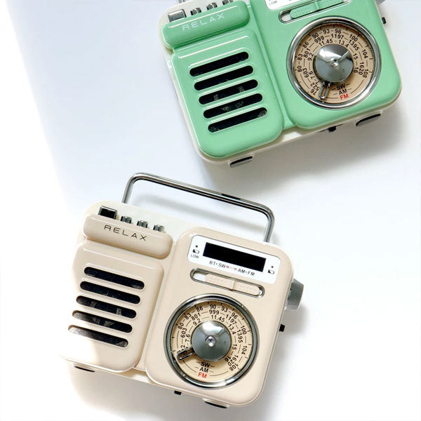 RELAX マルチ レトロ ラジオ［全6色］保証書付き シンシア