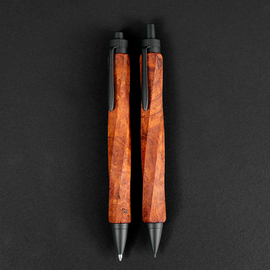 【KURASHIKI BNG.】 SPIRA -スピラ- 木軸 ＜花梨瘤 /かりんこぶ＞ ボールペン/シャープペンシル うさぎやオリジナル