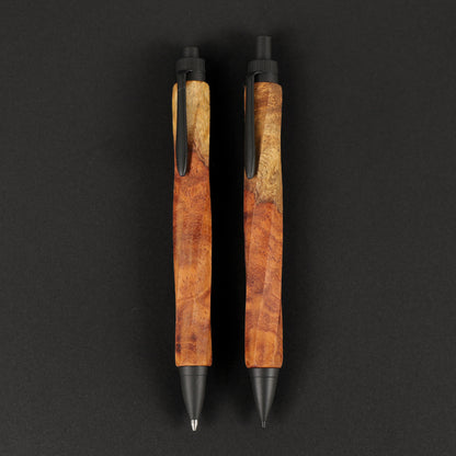 【KURASHIKI BNG.】＜オンライン限定販売モデル＞ SPIRA -スピラ- 木軸 ＜花梨瘤 紅白杢 /かりんこぶ＞ ボールペン/シャープペンシル うさぎやオリジナル