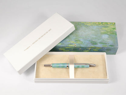 【大原美術館×うさぎやオリジナル】キャップレス万年筆 クロード・モネ ≪睡蓮≫ 第2弾 ペン先5種類 パイロット OM-FCUO25-S2【お一人様ペン先各種1本まで】【送料無料※】