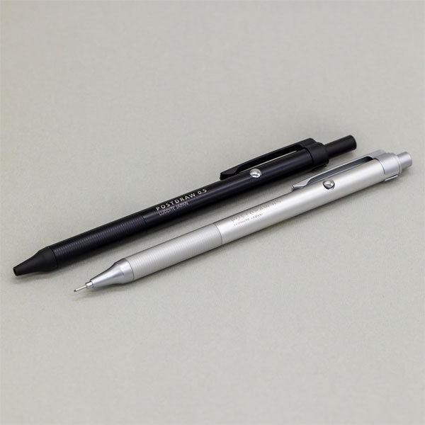 POSTDRAW 0.5 ダブルノック メカニカルペンシル ［全2色/0.5mm］ラダイト LDB-MP3 [M便 1/4]
