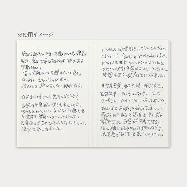 トラベラーズノート パスポートサイズ リフィル 軽量紙 デザインフィル(ミドリ) 14371 [M便 1/24]