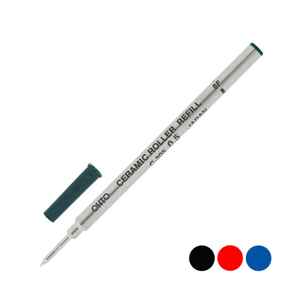 水性ボールペンリフィル 0.5mm ノンドライ ［黒/赤/青］替芯 OHTO(オート) C-305P [M便 1/20]