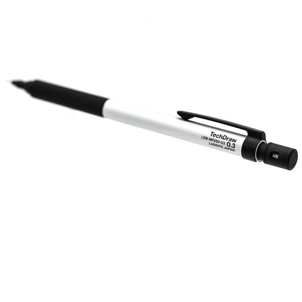 TechDraw2 製図用シャープペンシル [全2色 0.3/0.5mm] ラダイトLDB-MP2SV/BK-03/05[M便 1/10]