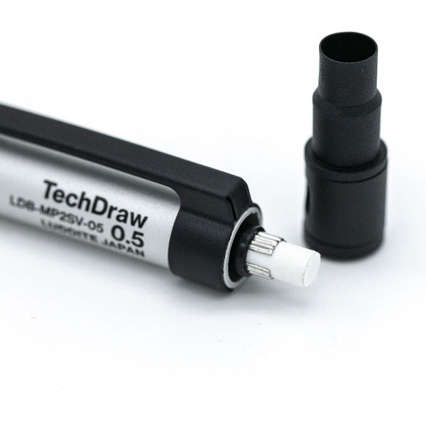 TechDraw2 製図用シャープペンシル [全2色 0.3/0.5mm] ラダイトLDB-MP2SV/BK-03/05[M便 1/10]