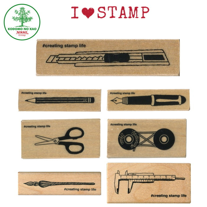 I ? STAMP アイラブスタンプ  1640シリーズ第1・2弾 [全7種類]  こどものかお 1640