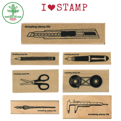 I ? STAMP アイラブスタンプ  1640シリーズ第1・2弾 [全7種類]  こどものかお 1640
